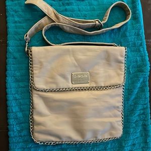 Tan Bebe large crossbody purse